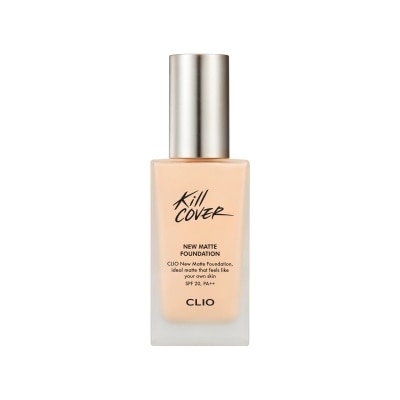 CLIO Clio Kill Cover New Matte Foundation SPF20 PA++ 38g .#3-BY Linen (With Brush)