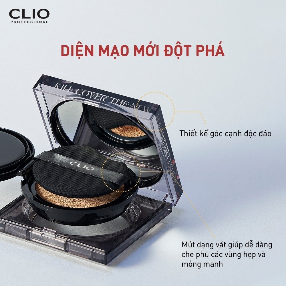 Phấn Nước Clio Kill Cover The New Founwear Cushion SPF50+ PA+++ 15g .#2-BP Lingerie