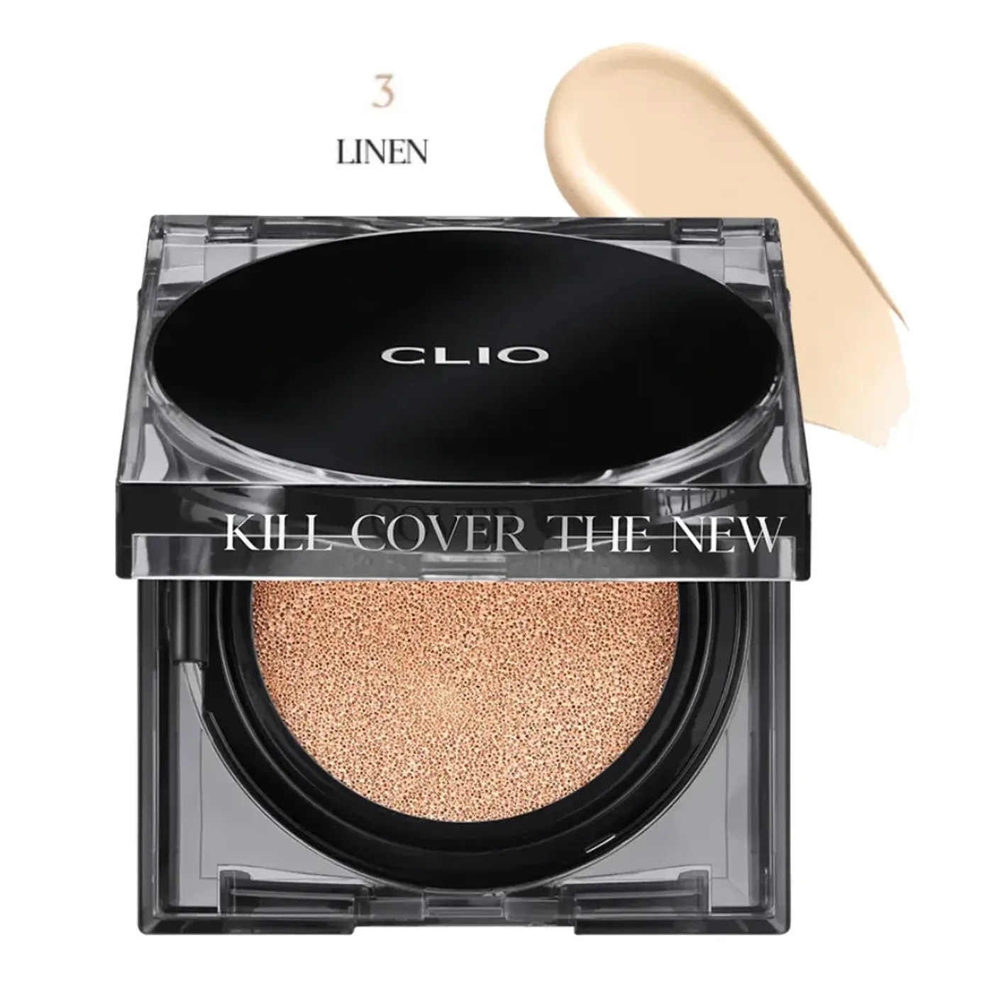 CLIO Phấn Nước Clio Kill Cover The New Founwear Cushion SPF50+ PA+++ 15g .#3-BY Linen