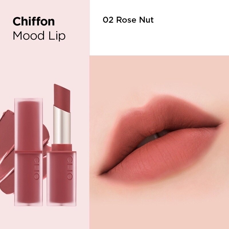 Chiffon Mood Lip 3.2g .#02Rose Nut