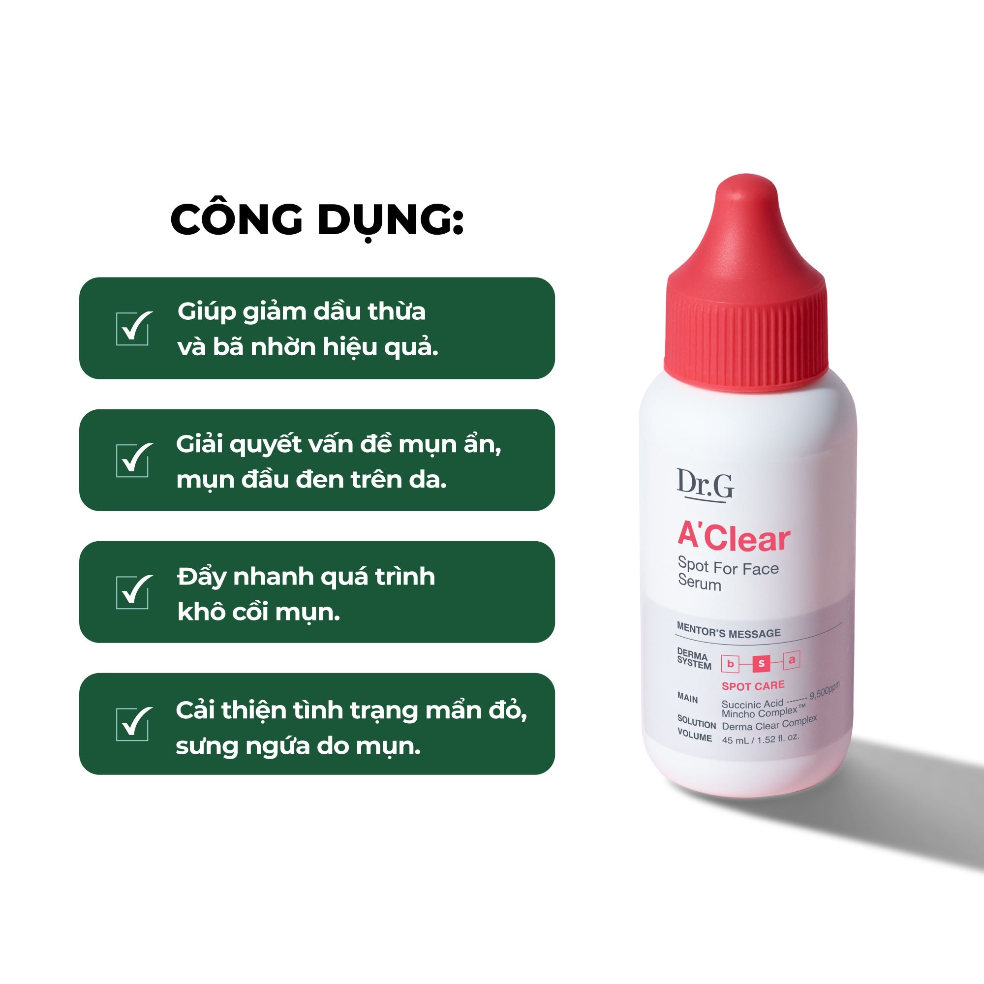 A'Clear Spot For Face Serum 45ml