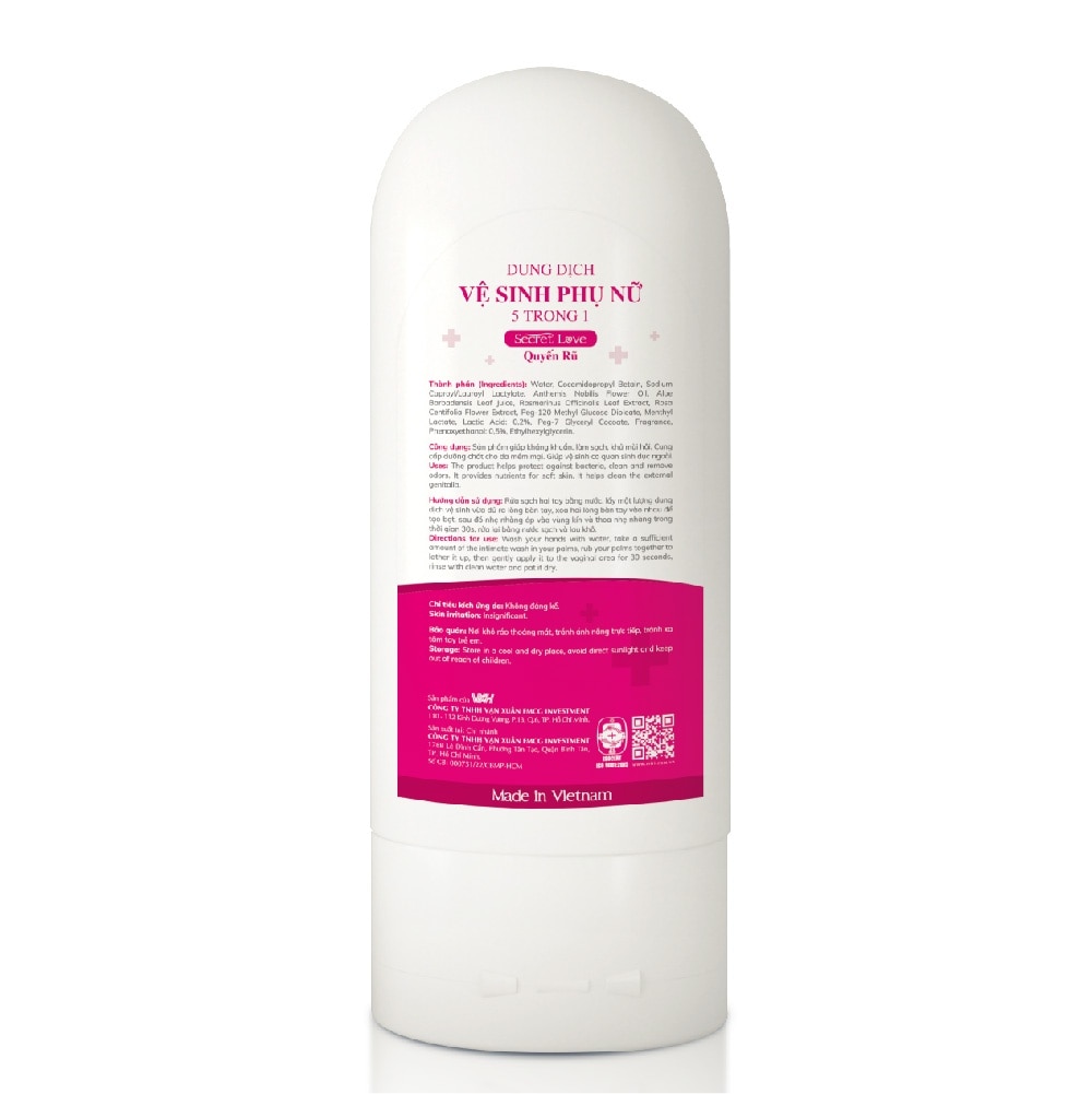 Lady Care Daily Intimate Wash Pro 5 in 1 Secret Love 150ml