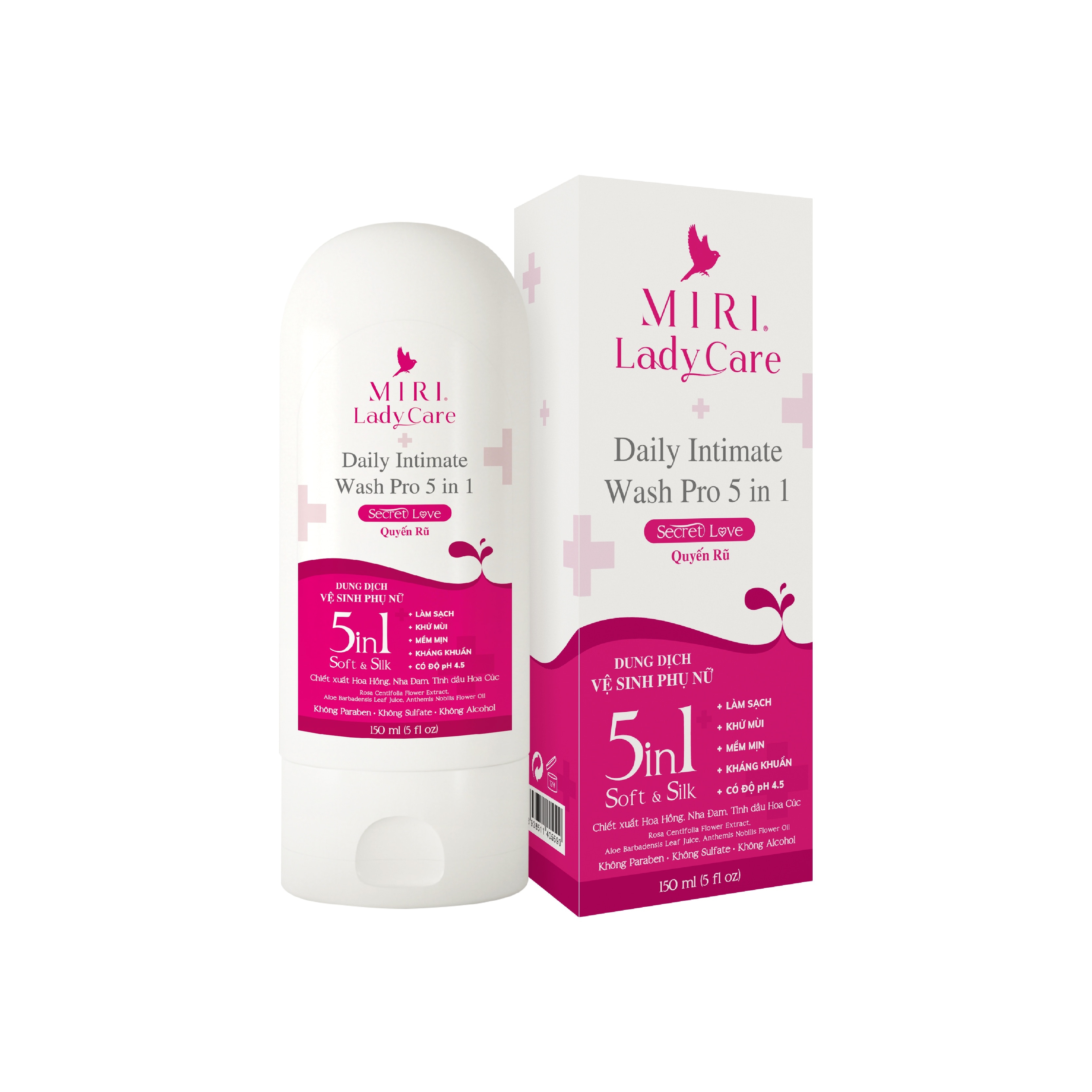 Lady Care Daily Intimate Wash Pro 5 in 1 Secret Love 150ml