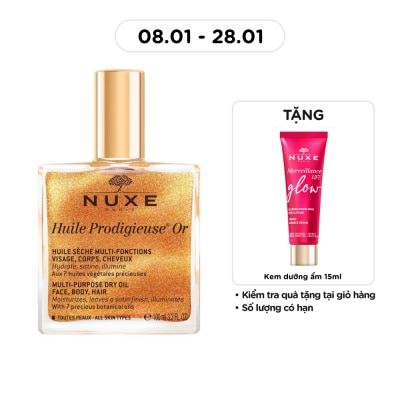 NUXE Dầu Khô Đa Năng Nuxe Huile Prodigieuse Or Multi-Purpose Dry Oil 100ml