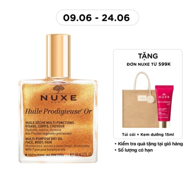 NUXE - Dầu Khô Đa Năng Nuxe Huile Prodigieuse Or Multi-Purpose Dry Oil 100ml