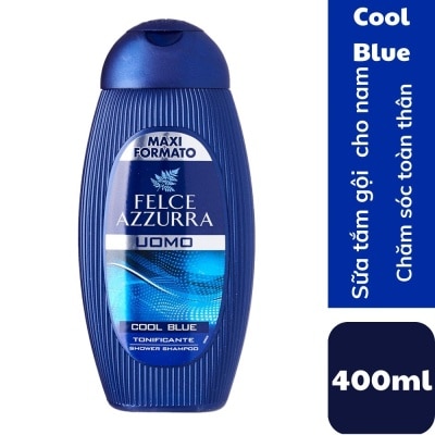 FELCE AZZURRA Shower Shampoo Uomo Cool Blue 400ml