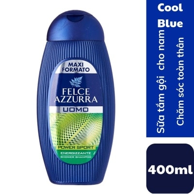 FELCE AZZURRA Tắm Gội Cho Nam Felce Azzurra Hương Nước Hoa Power Sport 400ml