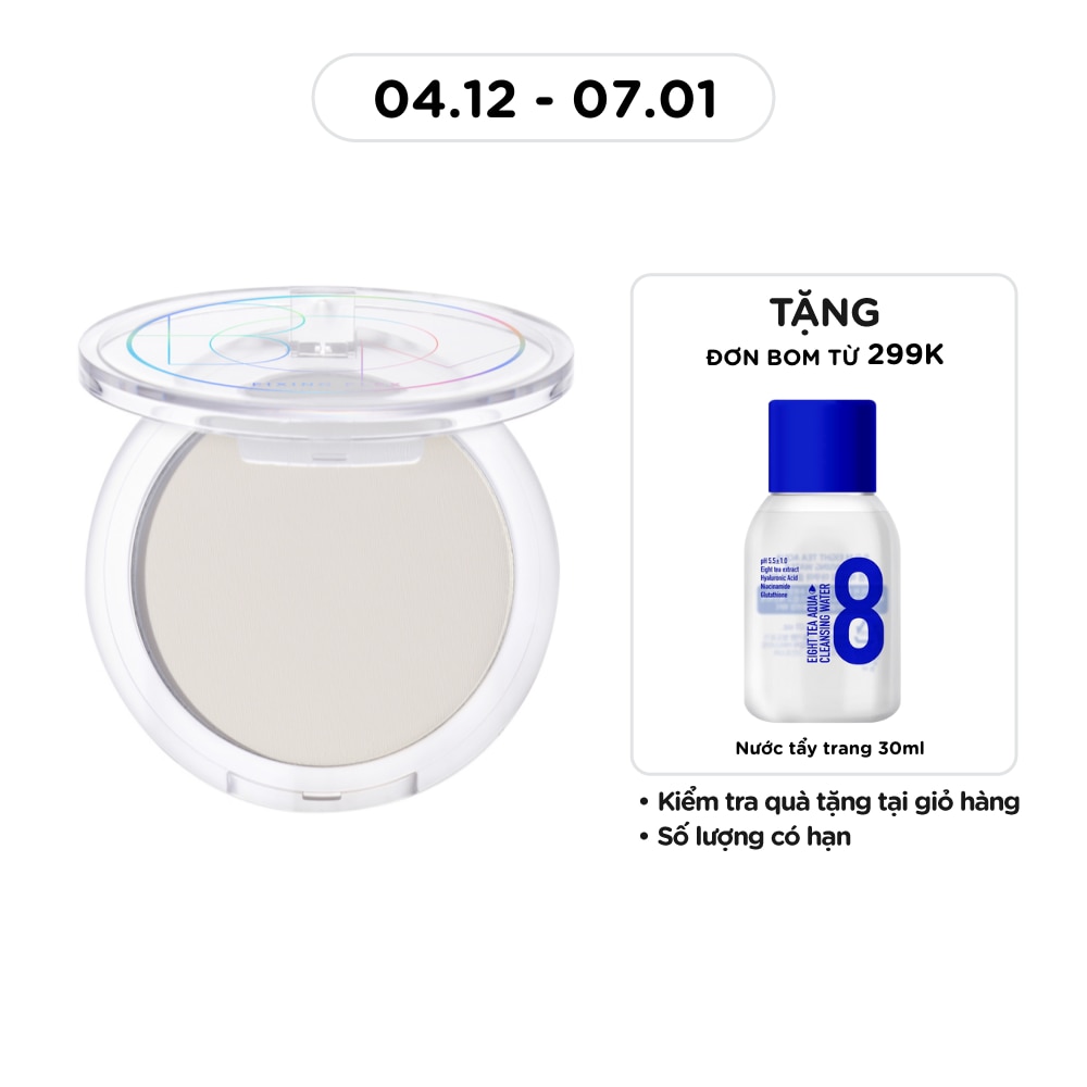 Phấn Phủ Kiềm Dầu Bom Fixing Flex Powder Pact Dạng Nén Không Màu 7.5g