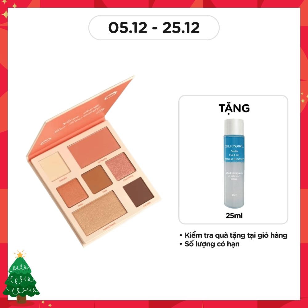 Bảng Phấn Mắt & Mặt Silkygirl Juicy Peach Eye & Face Palette 12.6g