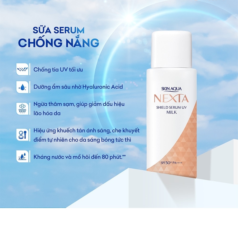 Tinh Chất Chống Nắng Skin Aqua Nexta Shield Serum UV Milk 50g