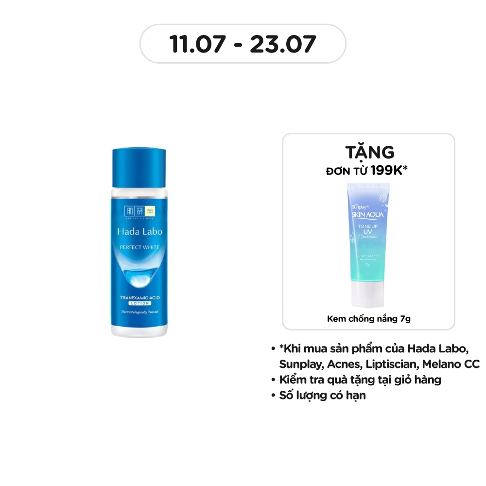 Dung Dịch Dưỡng Trắng Da Hadalabo Perfect White Tranexamic Acid Lotion 40ml