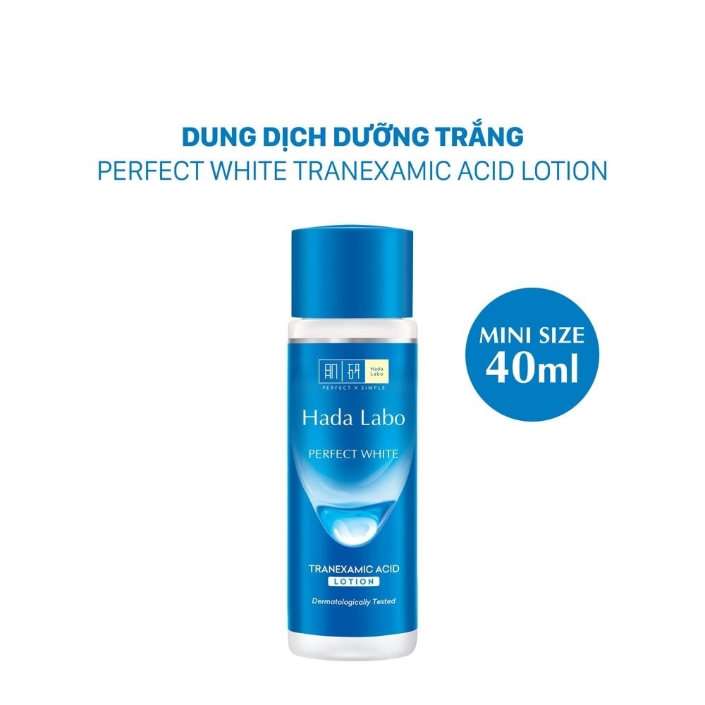 Dung Dịch Dưỡng Trắng Da Hadalabo Perfect White Tranexamic Acid Lotion 40ml