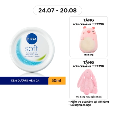 NIVEA Kem Dưỡng Mềm Da Nivea Soft 50ml