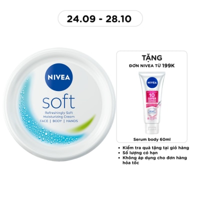 NIVEA Kem Dưỡng Mềm Da Nivea Soft 50ml image
