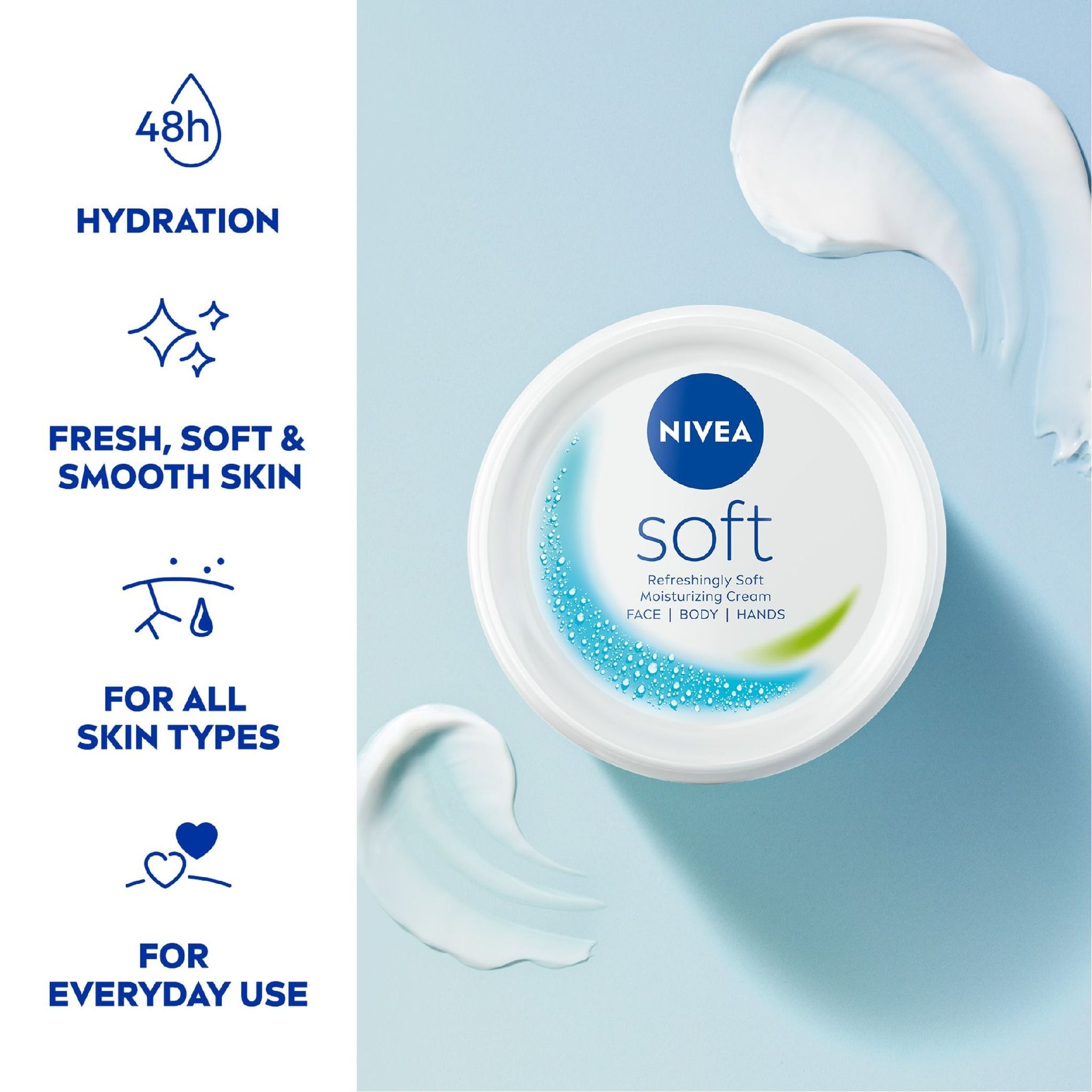 Kem Dưỡng Mềm Da Nivea Soft 50ml