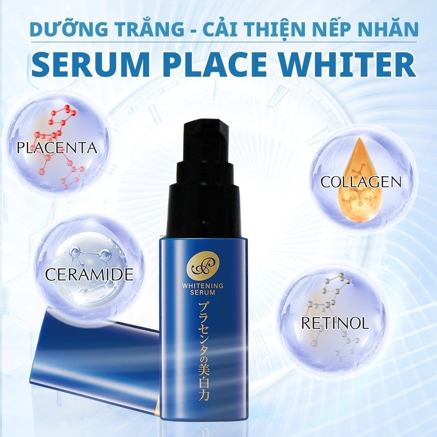 Tinh Chất Dưỡng Trắng Meishoku Placewhiter Serum 30ml