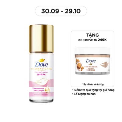 DOVE Radiant + Care Deodorant Serum 3% Niacinamide + 10X Collagen 45ml