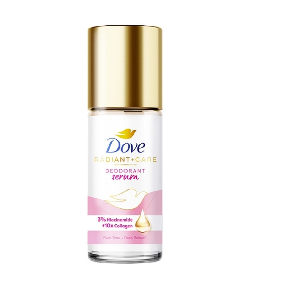 Lăn Khử Mùi Dove Radiant + Care Deodorant Serum 3% Niacinamide + 10X Collagen 45ml