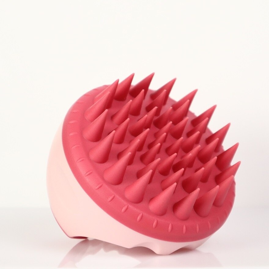 BareSoul Silicone Hair & Scalp Massage Brush (Pink)