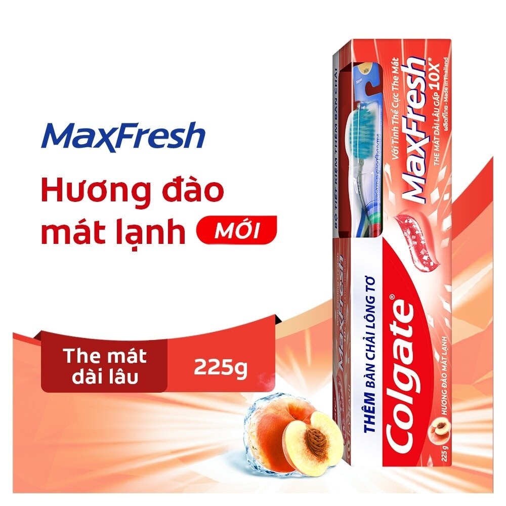 Maxfresh Icy Peachh 225g+Toothbrush