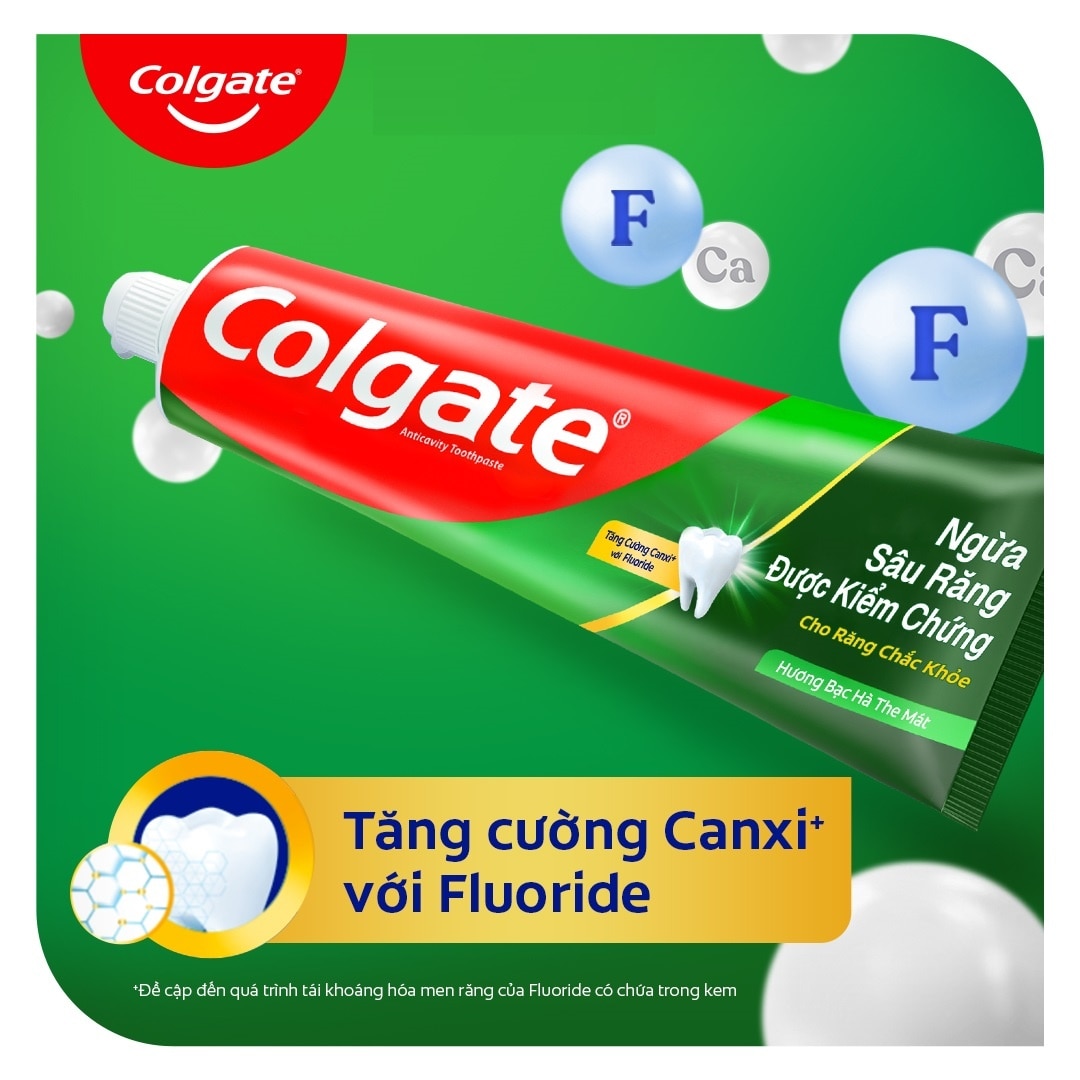 Cavity Protection Strong Teeth Icy Cool Mint 225g