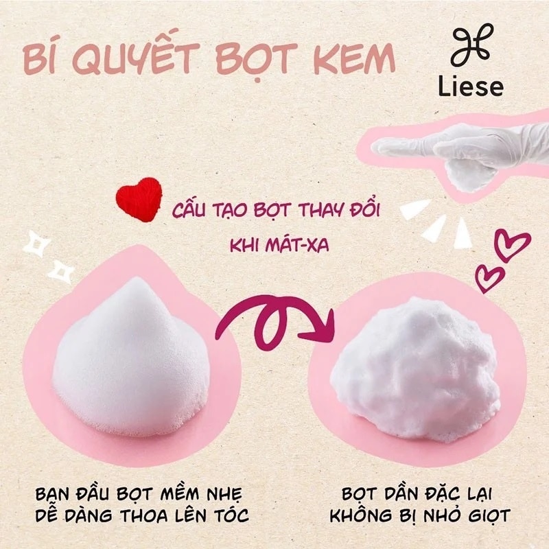 Bọt Kem Nhuộm Tóc Liese 108ml .# Nâu Kẹo Ngọt