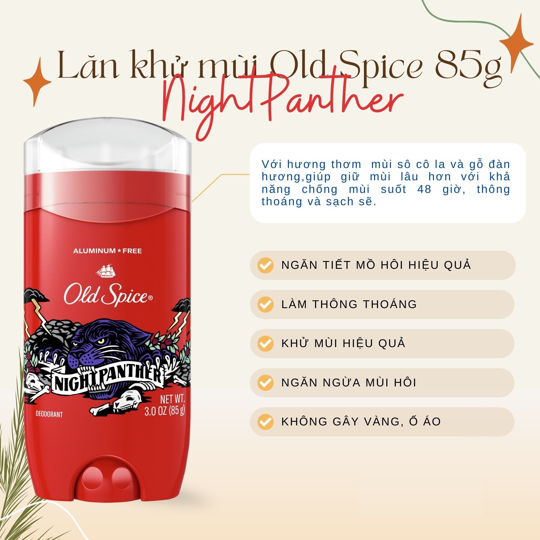 Nightpanther Deodorant 85g