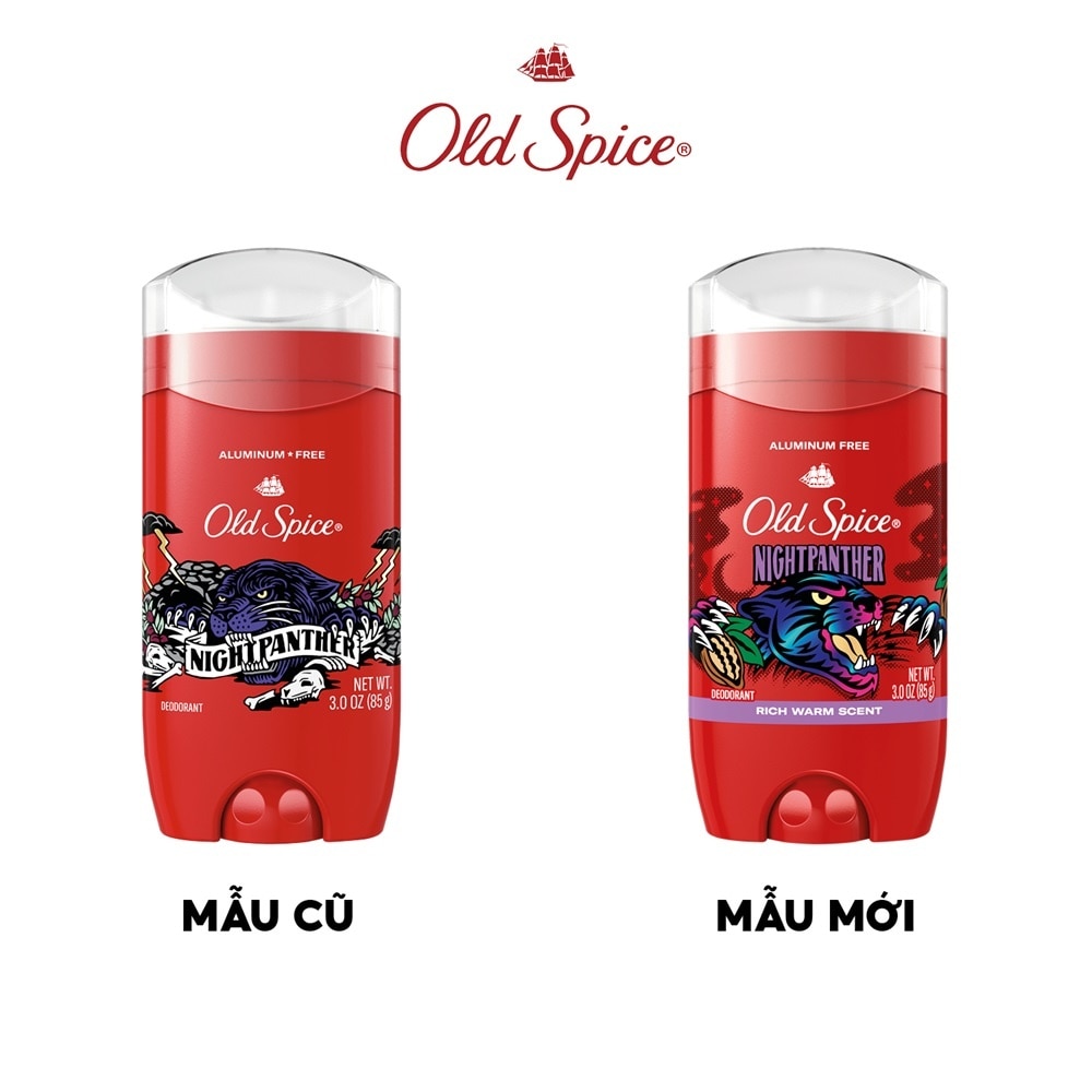 Sáp Khử Mùi Old Spice Nightpanther Deodorant 85g
