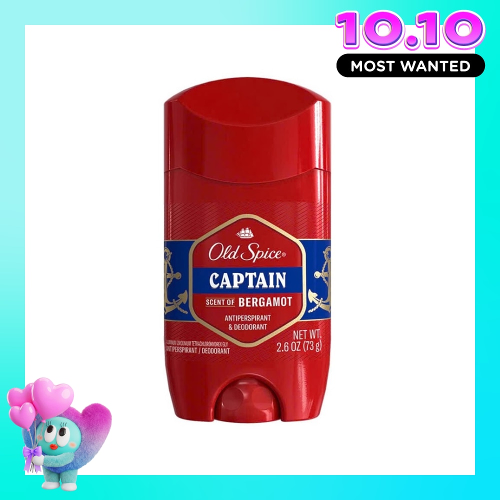 Sáp Khử Mùi Old Spice Captain Bravery&Bergamot Antiperspirant & Deodorant 73g