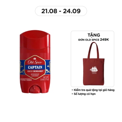 OLD SPICE Old Spice Captain Bravery&Bergamot Antiperspirant & Deodorant 73g