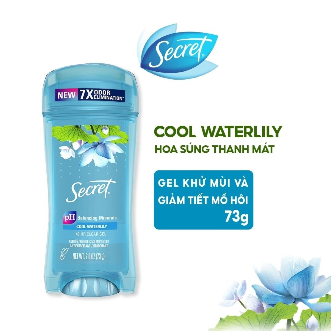 Secret Cool Waterlily Antiperspirant/Deodorant 73g