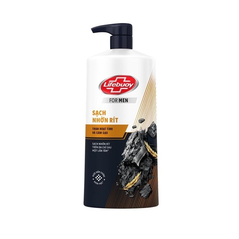 Charcoal & Rice Shower Gel For Men 800g