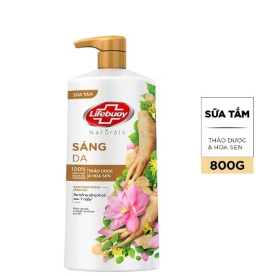 LIFEBUOY Sữa Tắm Lifebuoy Bảo Vệ Khỏi Vi Khuẩn Thảo Dược & Hoa Sen 800g