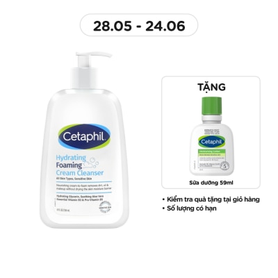 CETAPHIL - Sữa Rửa Mặt Cetaphil Hydrating Cream Cleanser 236ml