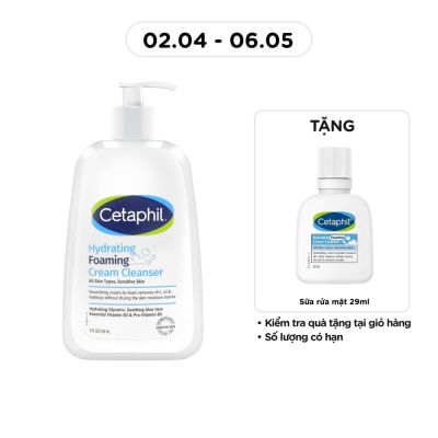 CETAPHIL - Sữa Rửa Mặt Cetaphil Hydrating Cream Cleanser 236ml