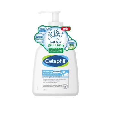 CETAPHIL Sữa Rửa Mặt Cetaphil Hydrating Cream Cleanser 236ml