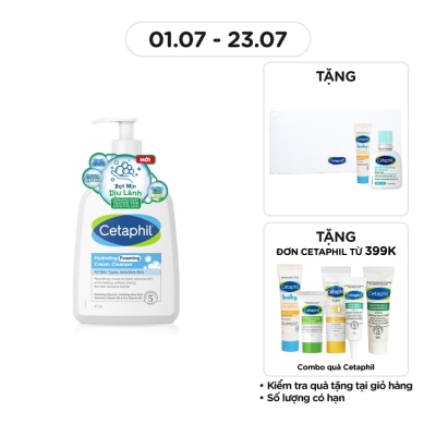 CETAPHIL Sữa Rửa Mặt Cetaphil Hydrating Cream Cleanser 473ml