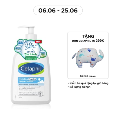 CETAPHIL Sữa Rửa Mặt Cetaphil Hydrating Cream Cleanser 473ml