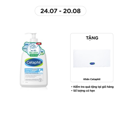CETAPHIL Sữa Rửa Mặt Cetaphil Hydrating Cream Cleanser 473ml
