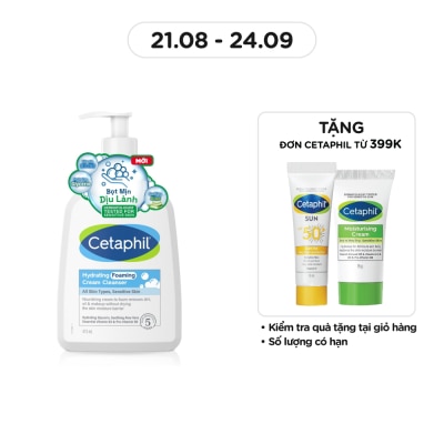CETAPHIL Hydrating Foaming Cream Cleanser 473ml