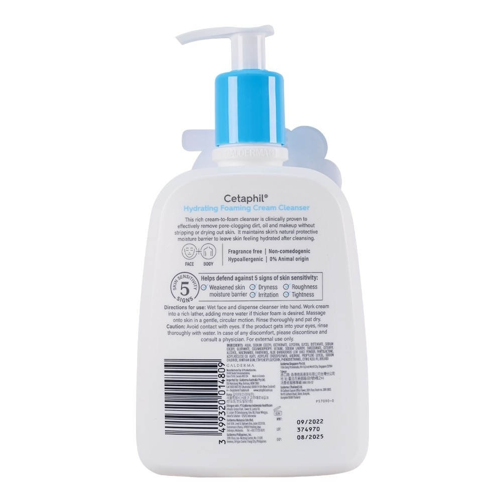 Sữa Rửa Mặt Cetaphil Hydrating Cream Cleanser 473ml