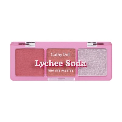 CATHY DOLL Bảng Phấn Mắt Cathy Doll Cheers Around Trio Eye Palette 2g x 3 màu .#01 Lychee Soda