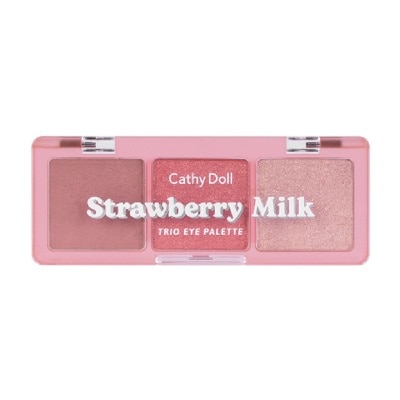 CATHY DOLL Bảng Phấn Mắt Cathy Doll Cheers Around Trio Eye Palette 2g x 3 màu .#02 Strawberry Milk