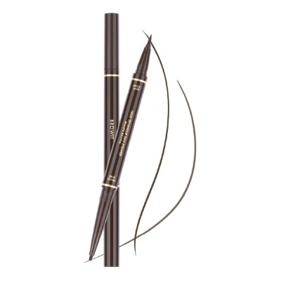 BROWIT High Technique Duo Eyeliner 0.45ml + 0.08g .#Taupe Brown