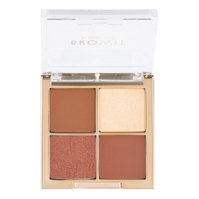 BROWIT Bảng Phấn Mắt Browit Mocha Caramel Eyeshadow Palette 1g x 4màu