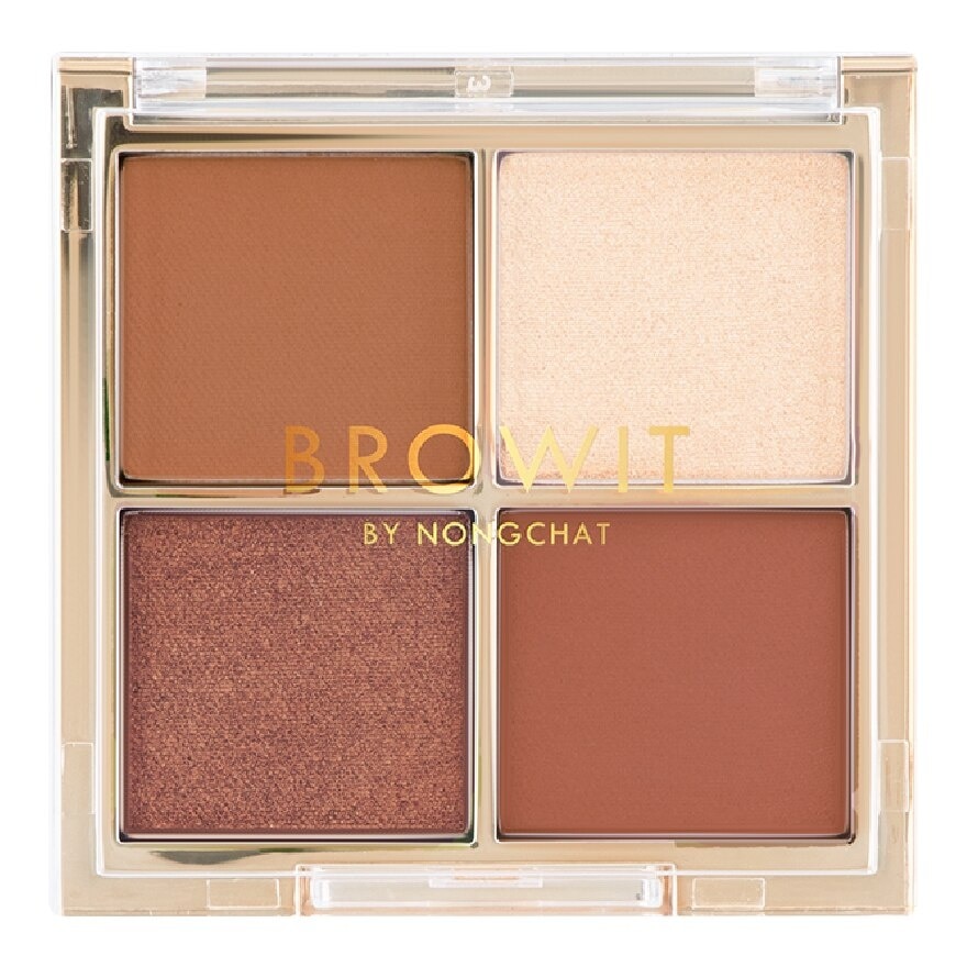 Bảng Phấn Mắt Browit Mocha Caramel Eyeshadow Palette 1g x 4màu