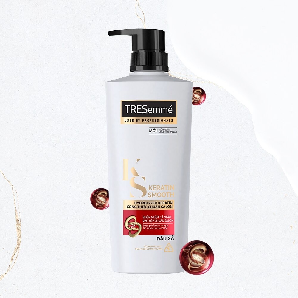 Dầu Xả Tresemme Vào Nếp Mượt Mà Keratin Smooth 480g