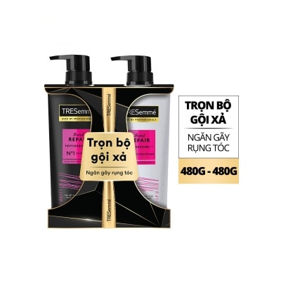 TRESEMME Combo Gội Xả Tresemmé Salon Rebond Dầu Gội 480g+ Dầu Xả 480g