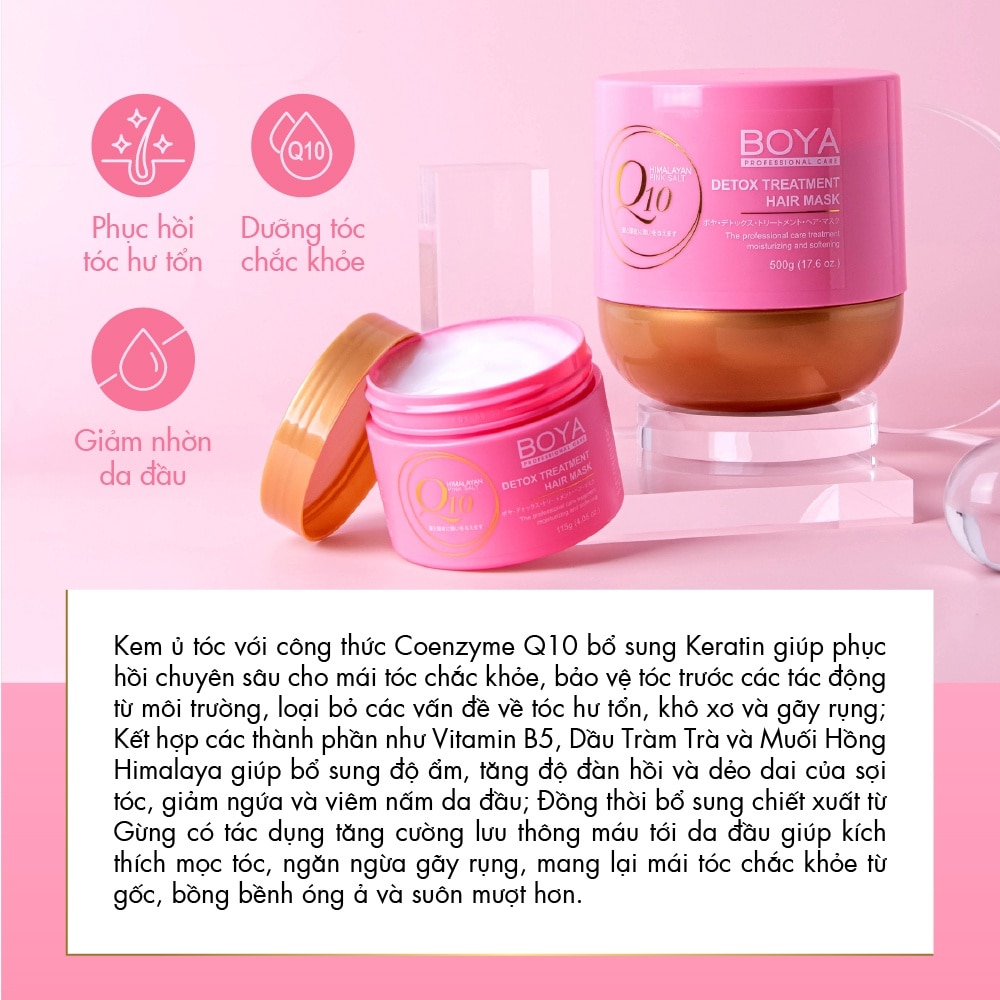 Q10 Detox Treatment Hair Mask 500g