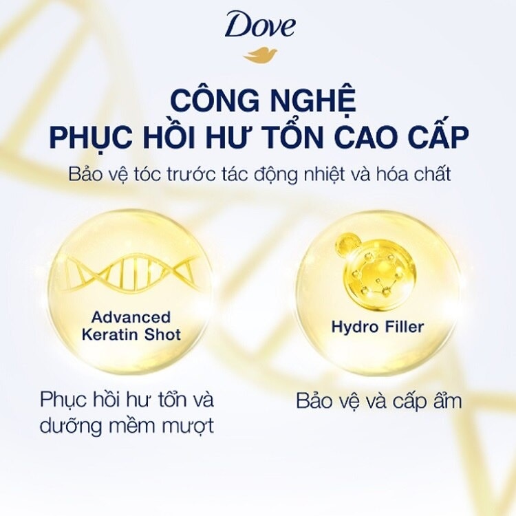 Kem Ủ Tóc Dove Phục Hồi Hư Tổn 500g